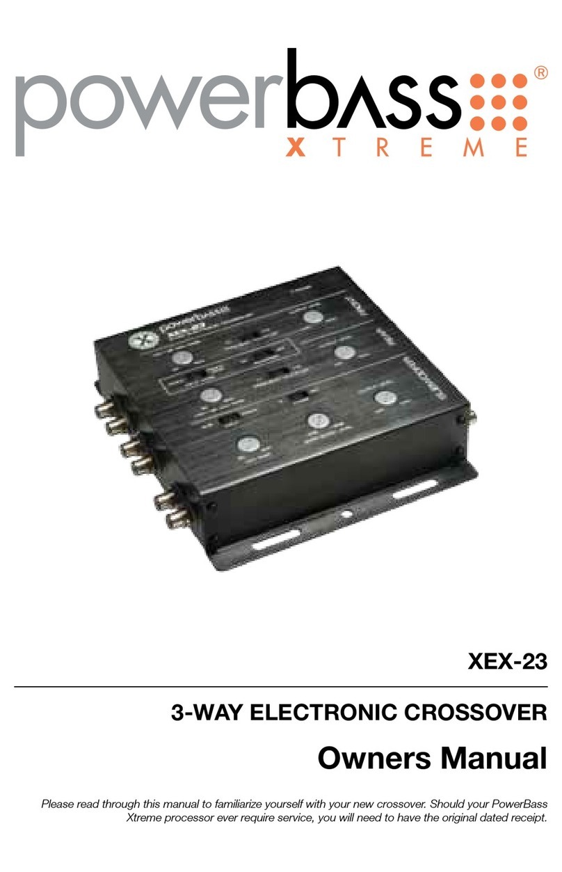 Power bass Xtreme XEX-23 owner's manual