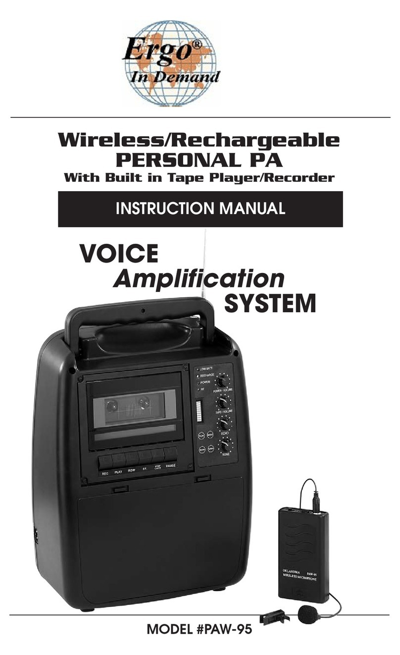 Oklahoma Sound AW-95 instruction manual