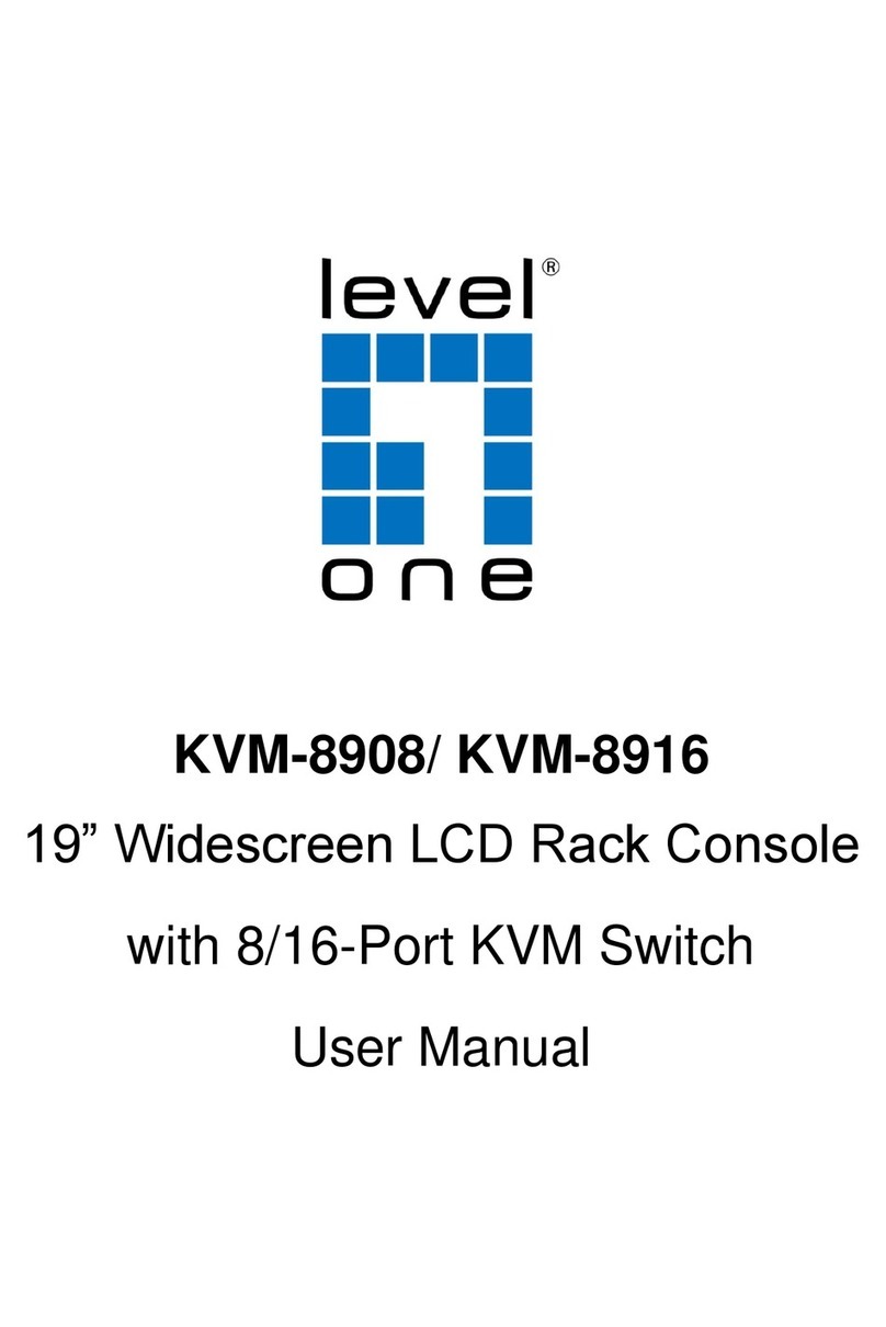 LevelOne KVM-8908 User manual LevelOne KVM-8908 User manual