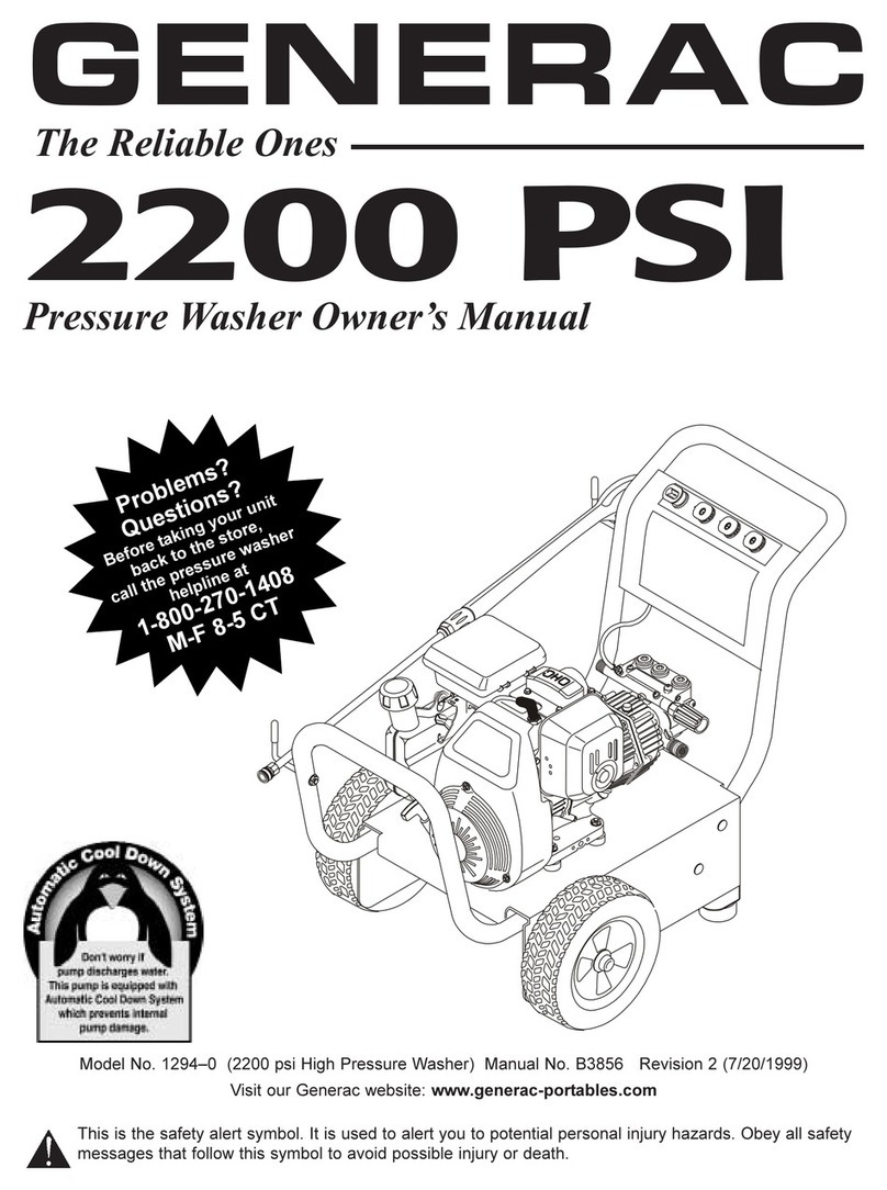 Generac Portable Products 2200 PSI User manual