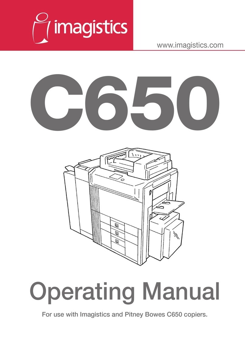 imagistics C650 operating manual