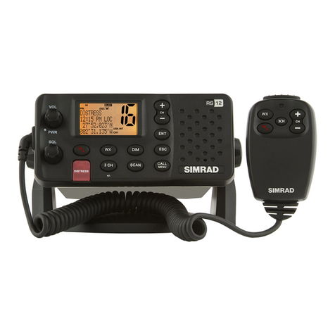 Simrad RS12 VHF user guide