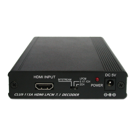 CYP CLUX-11SA Operation manual