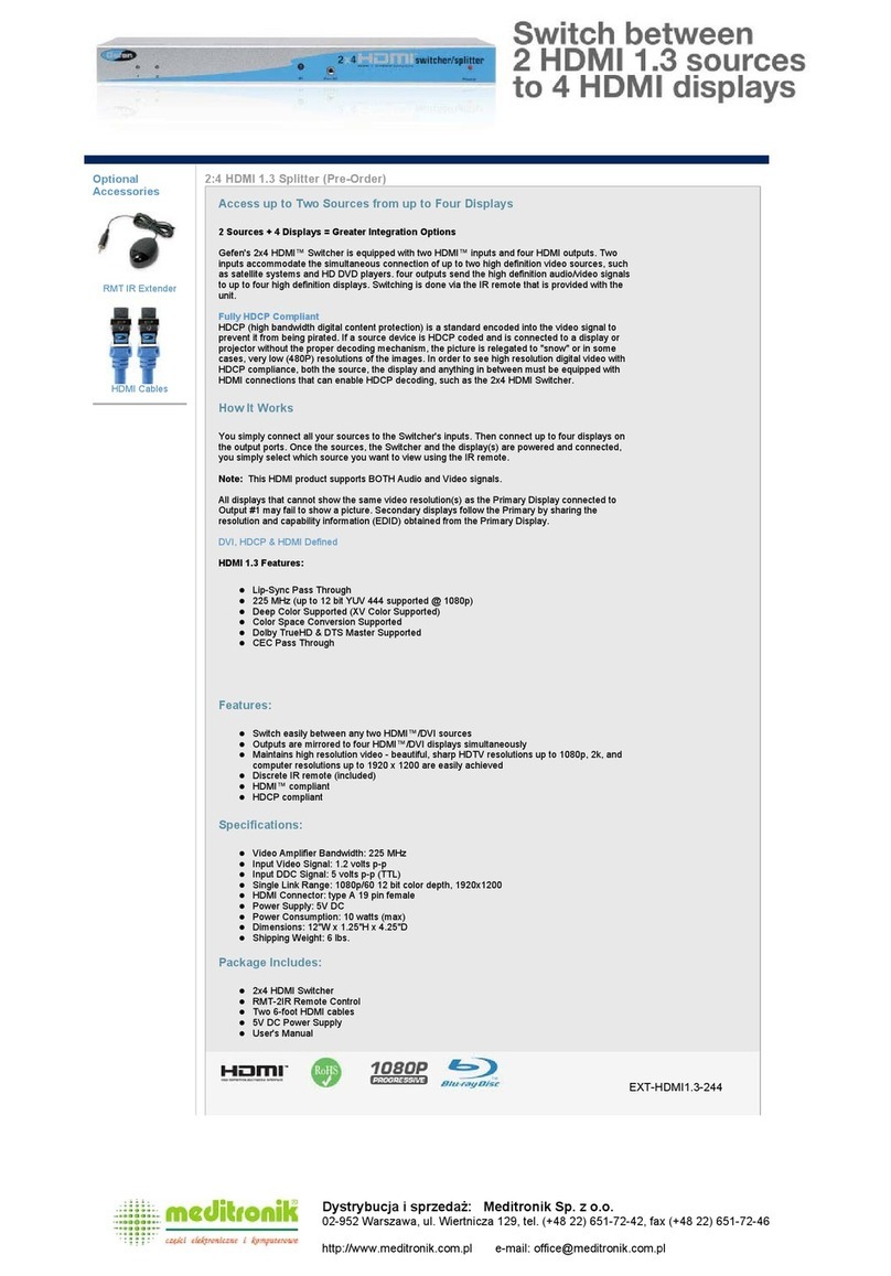 Gefen EXT-HDMI1.3-244 User manual