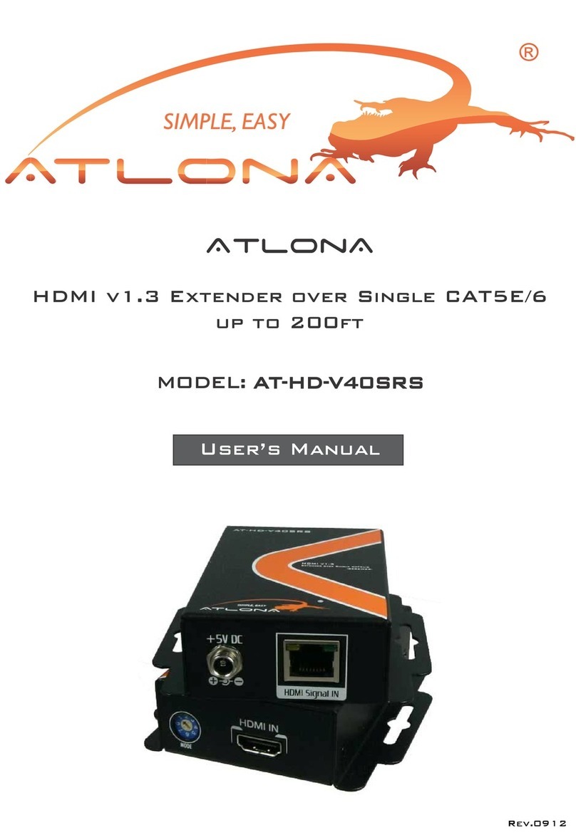 Atlona AT-HD-V40SRS user manual