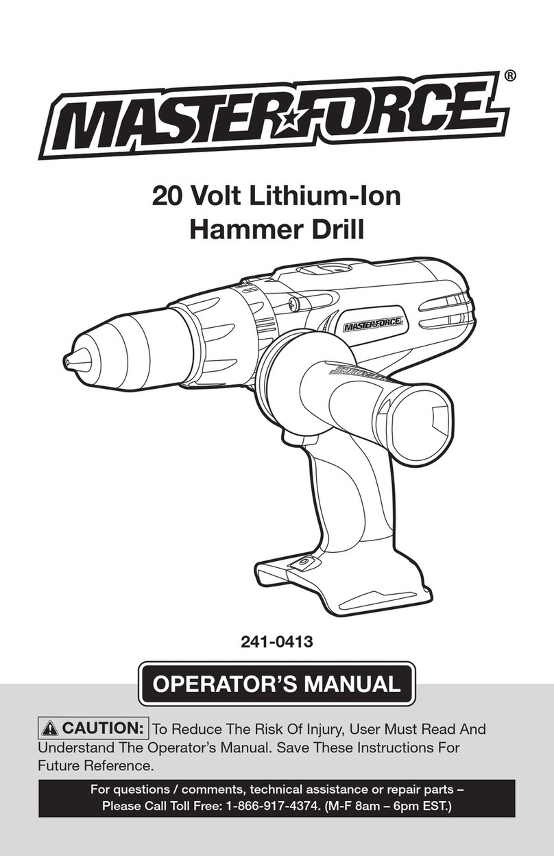 MasterForce 241-0413 Operator's manual