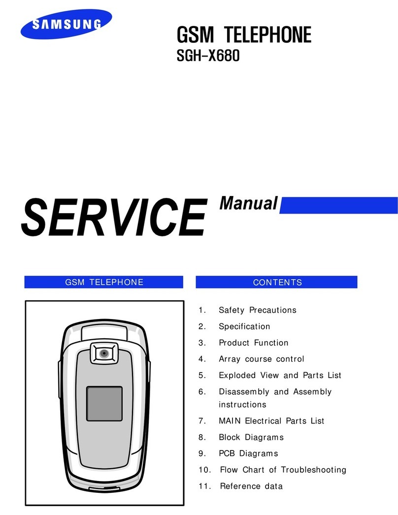 Samsung SGH-X680 Service manual