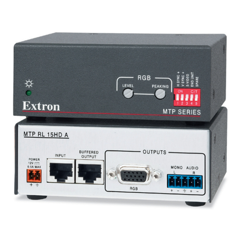 Extron electronics MTP 15HD A Series user guide