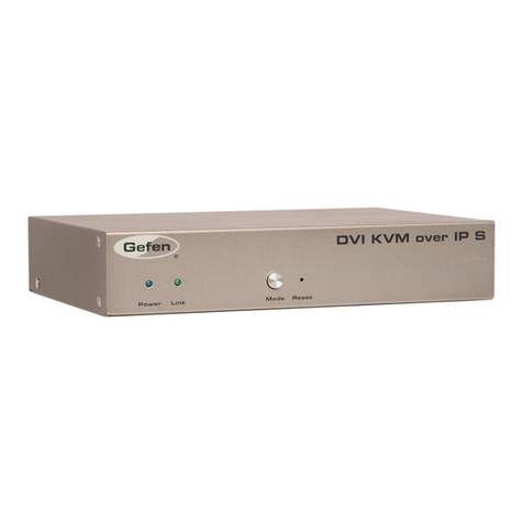 Gefen EXT-DVIKVM-LAN-L user manual