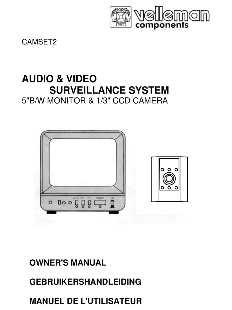 Velleman CAMSET2 owner's manual