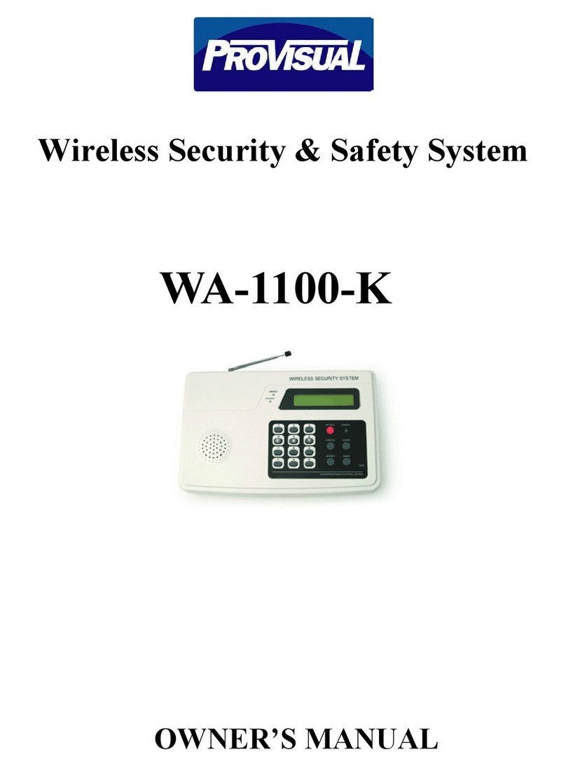ProVisual WA-1100-K owner's manual ProVisual WA-1100-K owner's manual