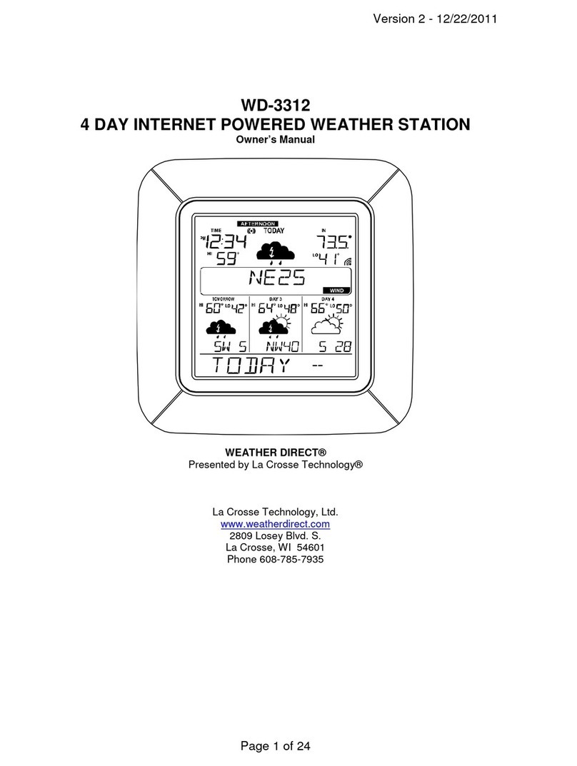WEATHER DIRECT WD-3312 owner's manual WEATHER DIRECT WD-3312 owner's manual
