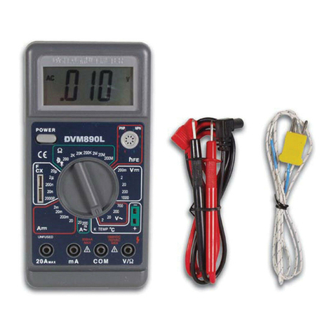 Velleman DVM 890L User manual