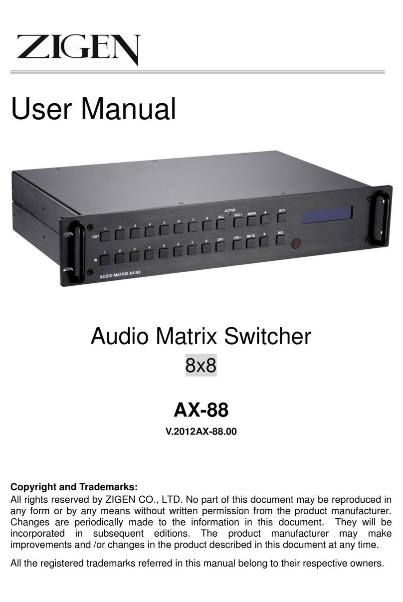 Zigen AX-88 User manual