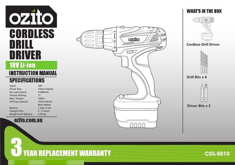 Ozito CDL-5010 instruction manual