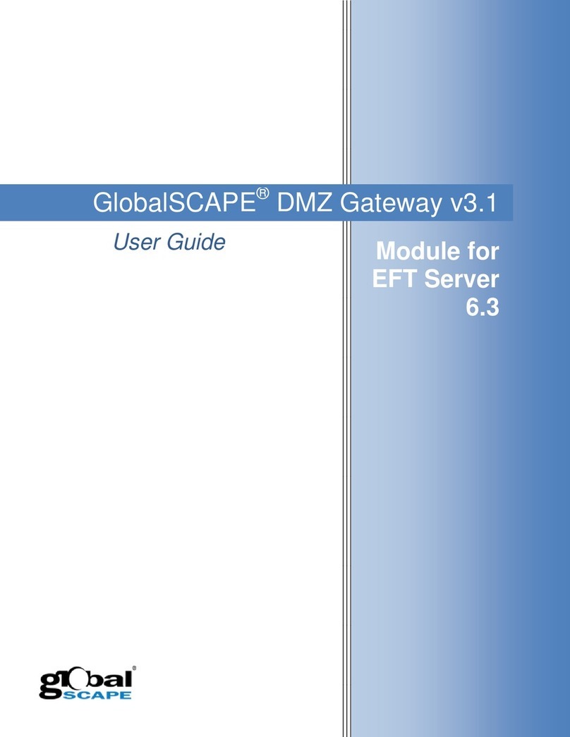 GlobalSCAPE DMZ Gateway v3.1 user guide