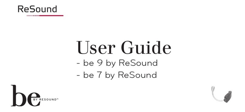 ReSound be 9 User manual