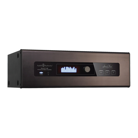 Audio Authority SF-16M Operating instructions