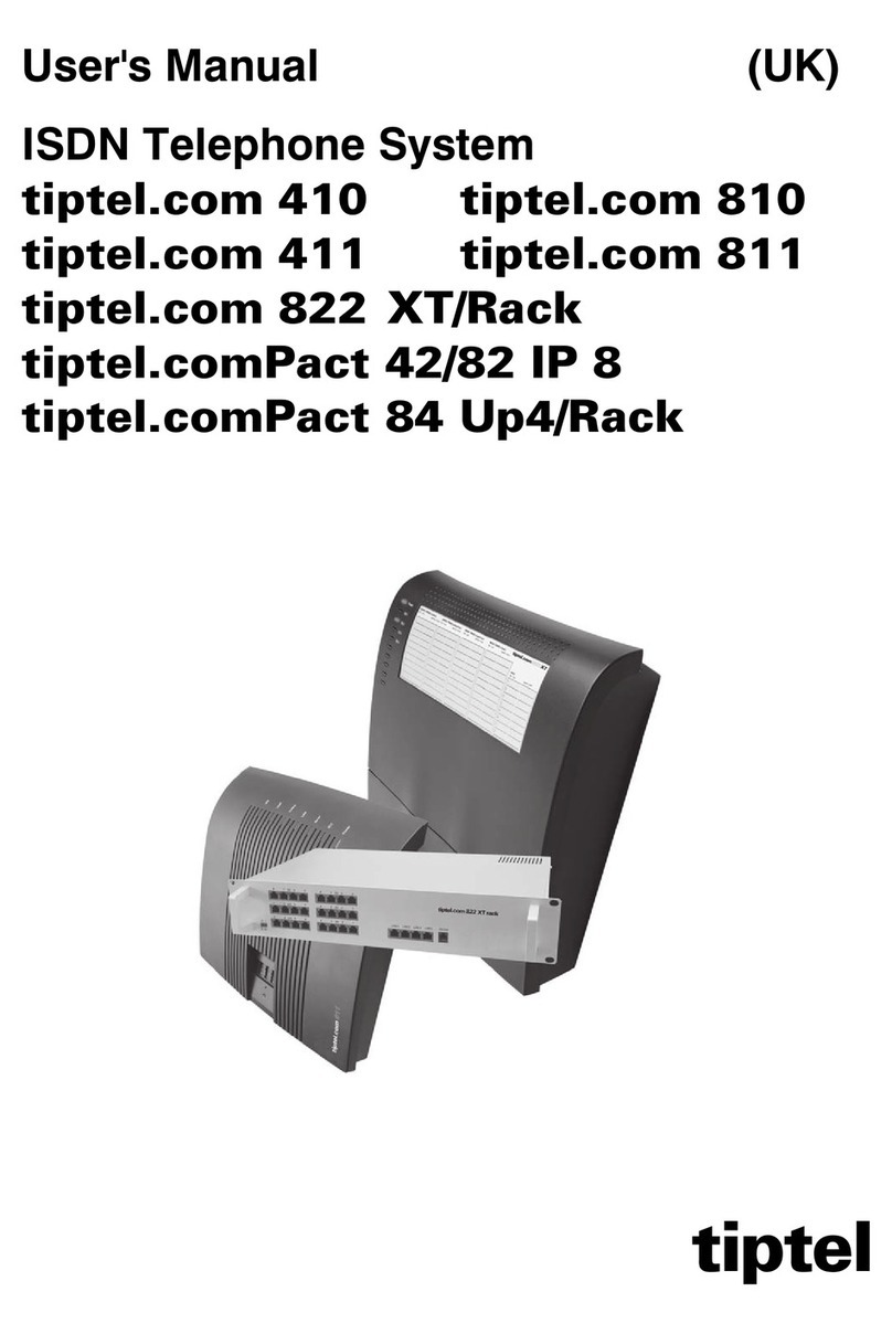 TIPTEL 410 user manual