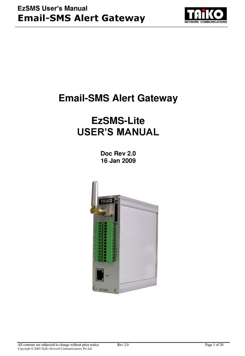 TAIKO EzSMS-Lite User manual