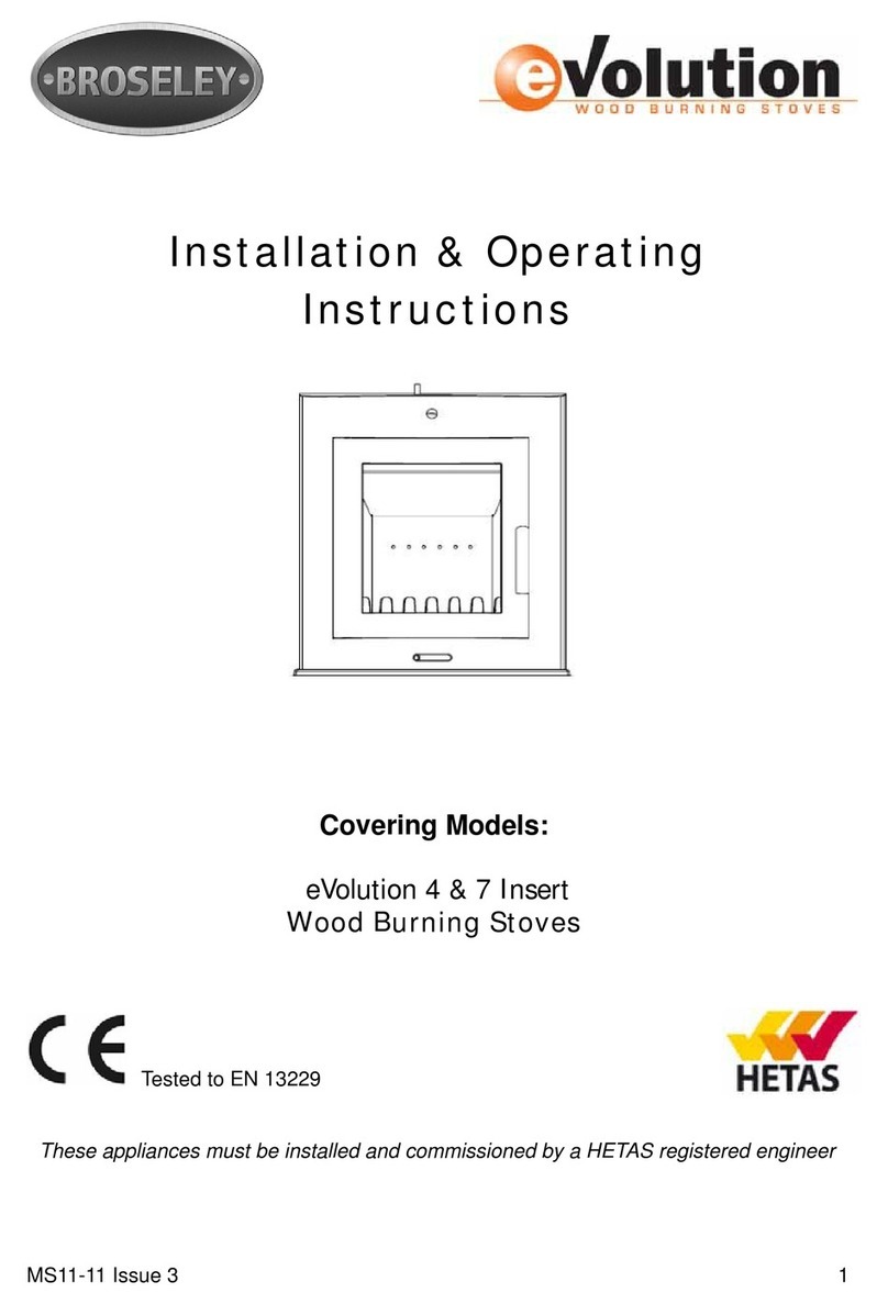 Broseley eVolution 4 Installation & operating instructions