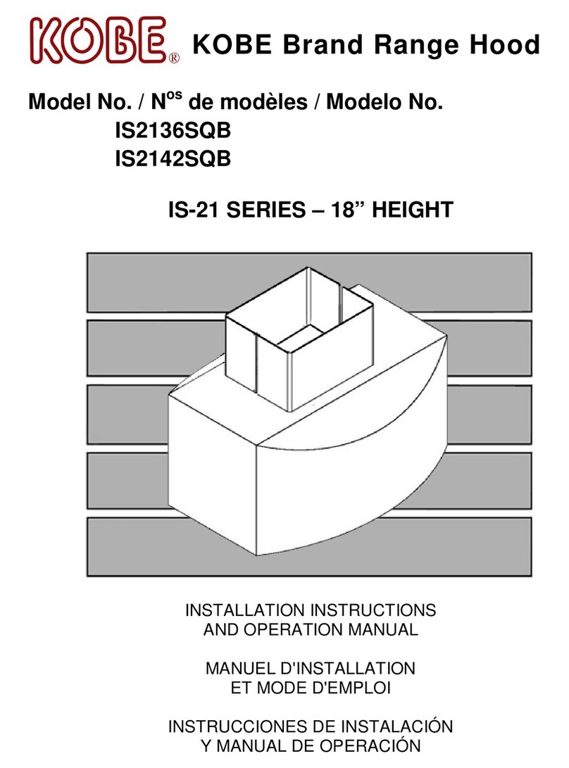 KOBE IS2136SQB Troubleshooting guide KOBE IS2136SQB Troubleshooting guide