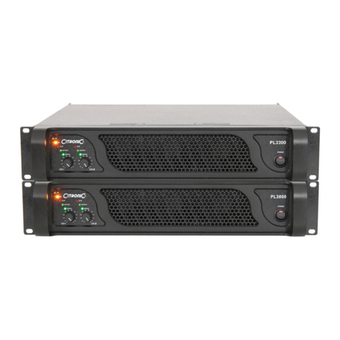 Citronic Powerlite PL3200 User manual