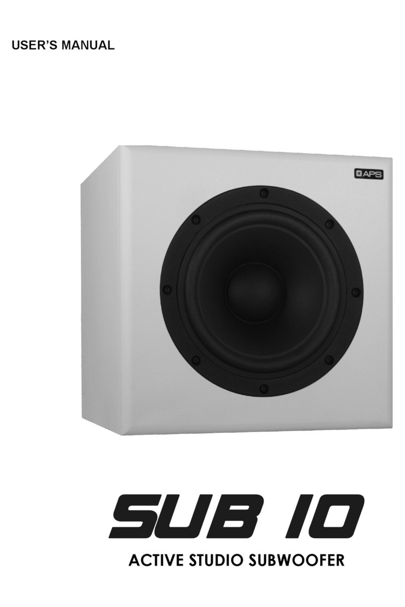APS SUB 10 user manual