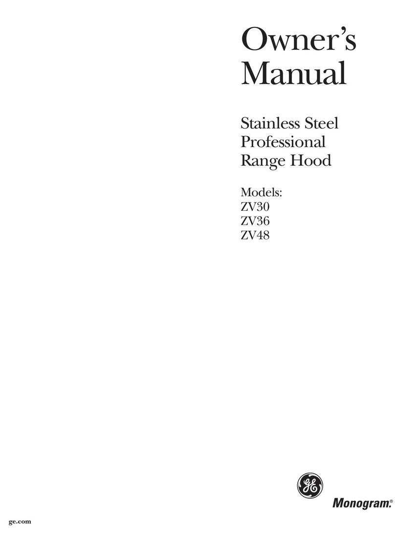 GE Monogram ZV30 User manual GE Monogram ZV30 User manual