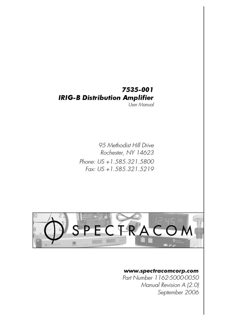 Spectracom 7535-001 user manual