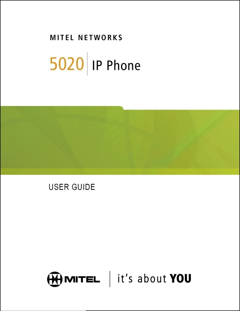 Mitel 5020 User manual