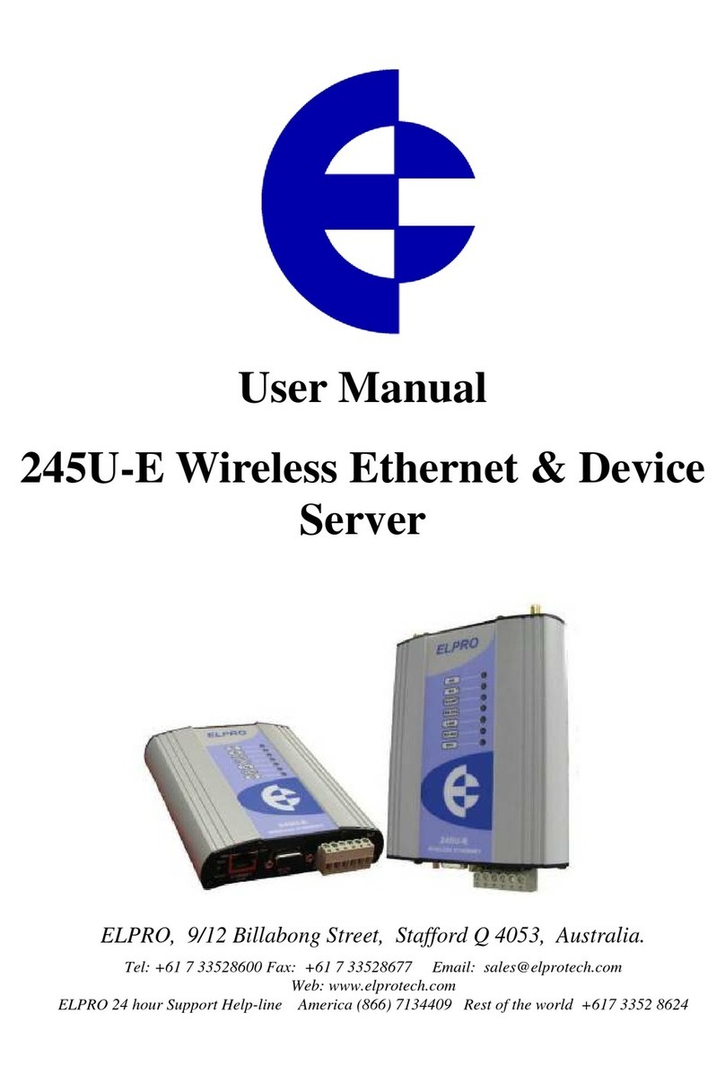 ELPRO 245U-E user manual