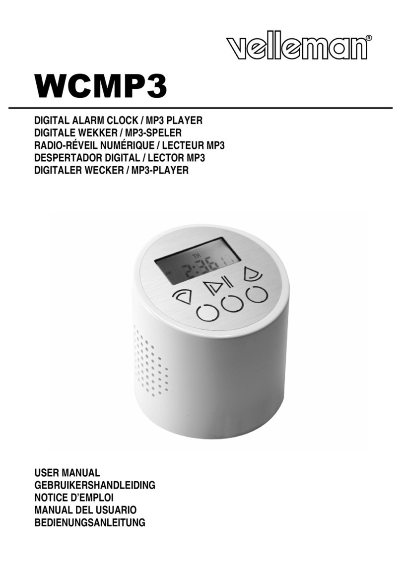 Velleman WCMP3 user manual