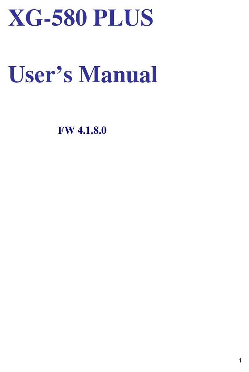 Zcom XG-580 PLUS User manual Zcom XG-580 PLUS User manual