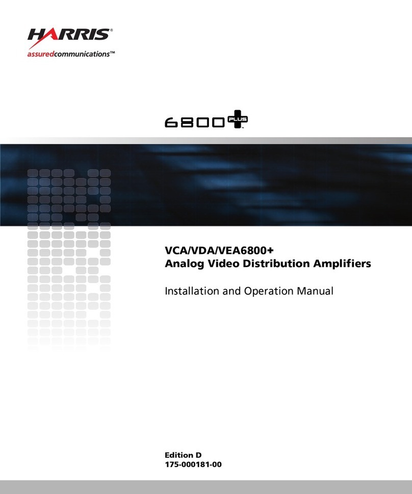 Harris VCA6800+ User manual
