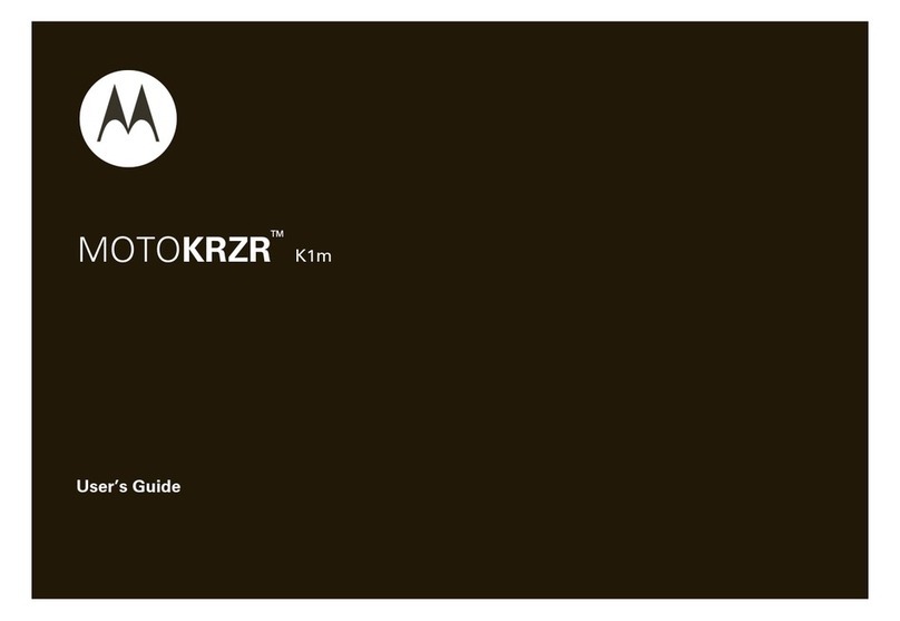 Motorola MOTOKRZR K1m User manual