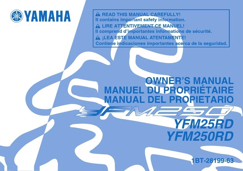 Yamaha YFM250 owner's manual