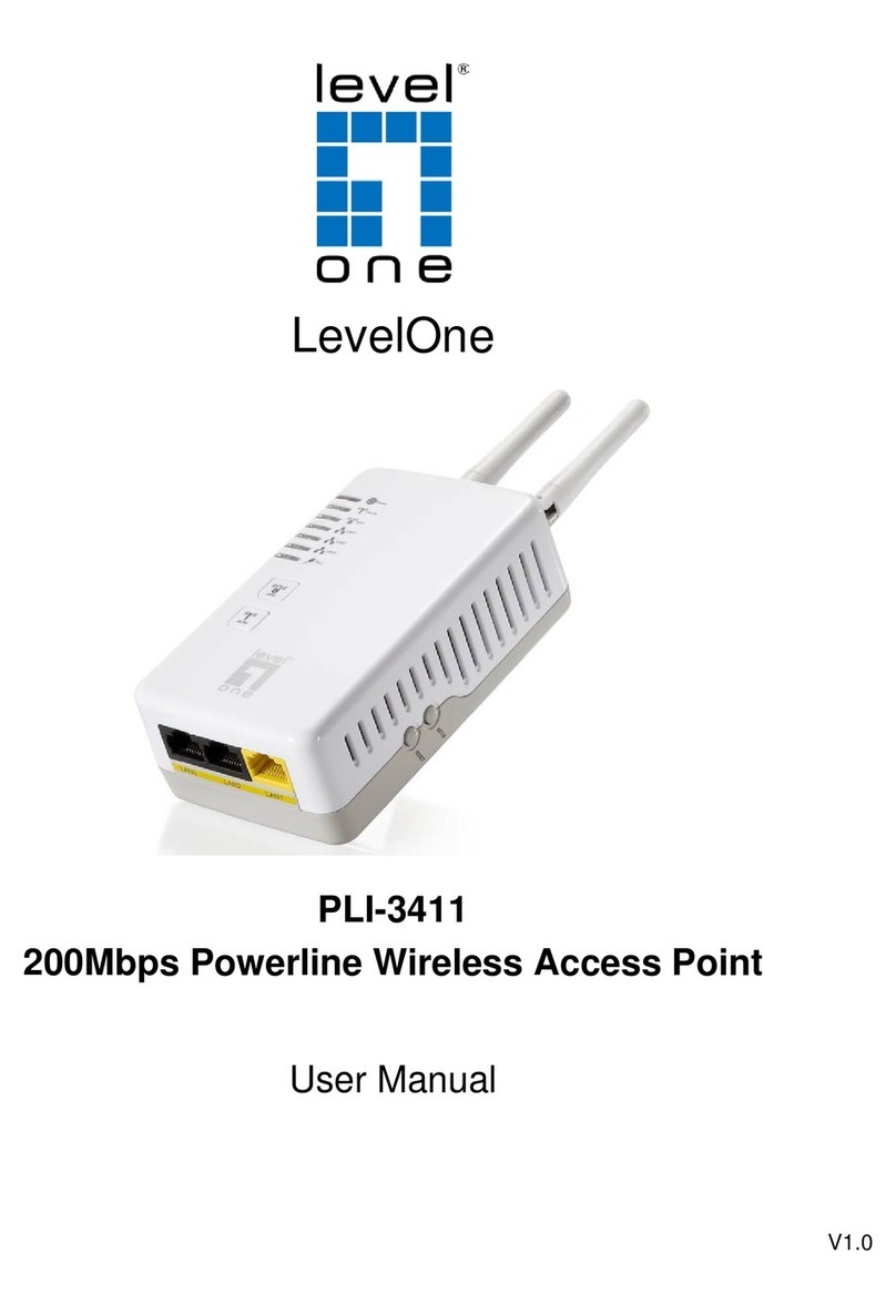 LevelOne PLI-3411 User manual LevelOne PLI-3411 User manual