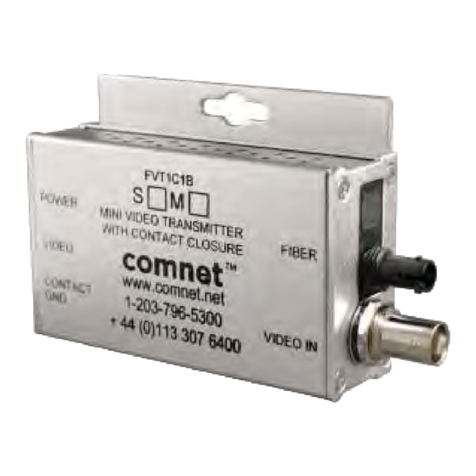 Comnet FVT1C1BM1-M User manual