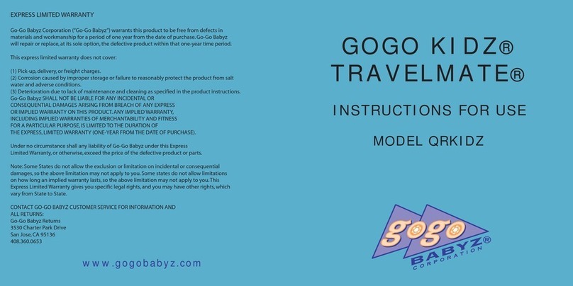 GOGO KIDZ QRKIDZ Instructions for use