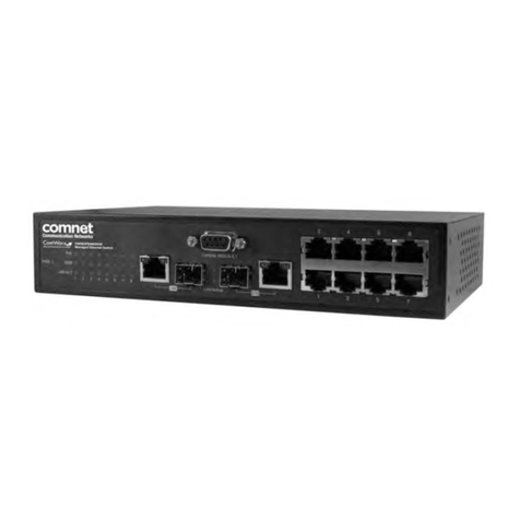 Comnet CWGE2FE8MSPOE User manual