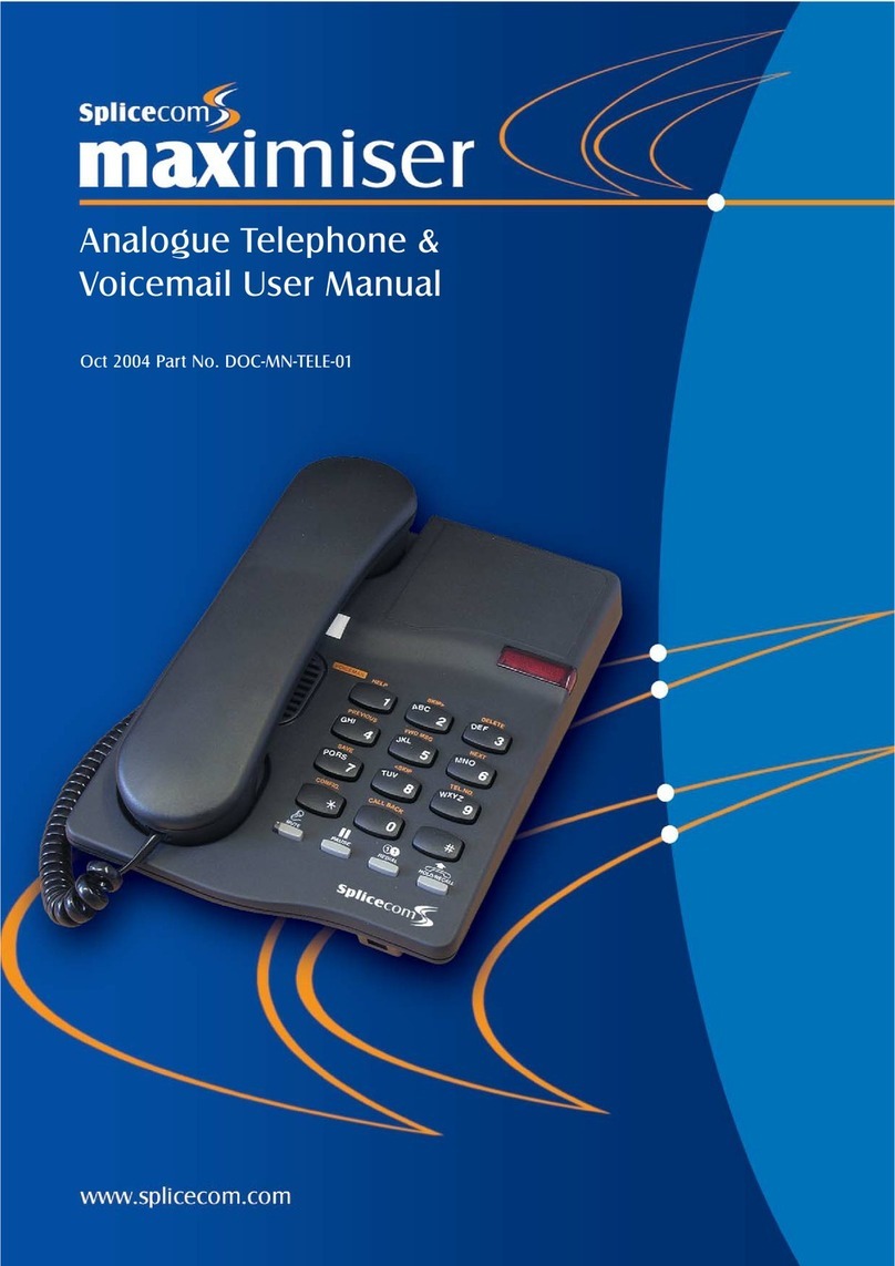 Splicecom Maximiser User manual