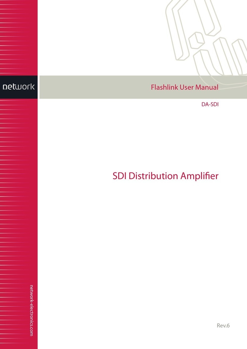 Network Electronics AS Flashlink DA-SDI user manual