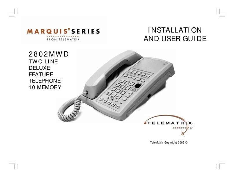 Telematrix 2802MWD Installation and user guide