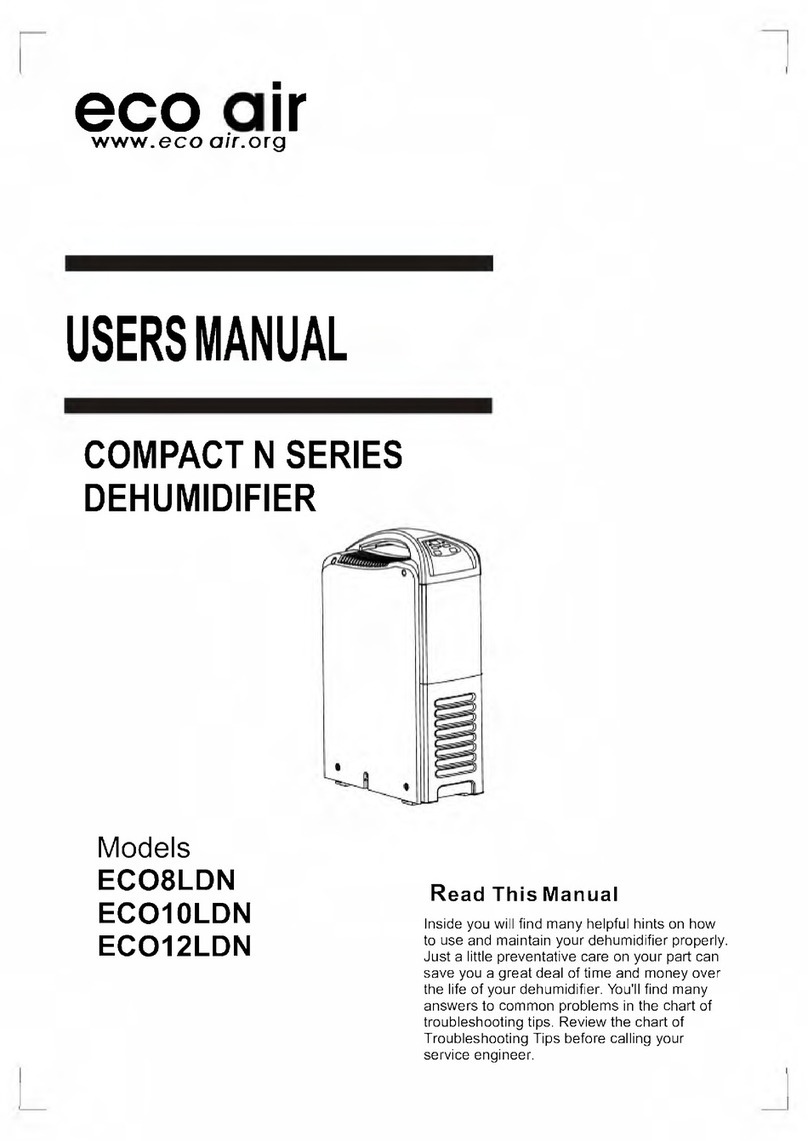 Ecoair ECO8LDN User manual