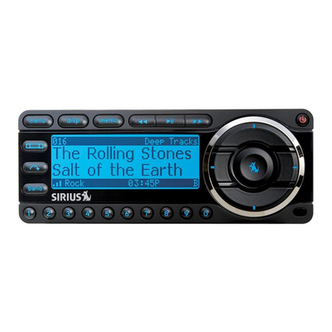 Sirius Satellite Radio Starmate ST5 user guide