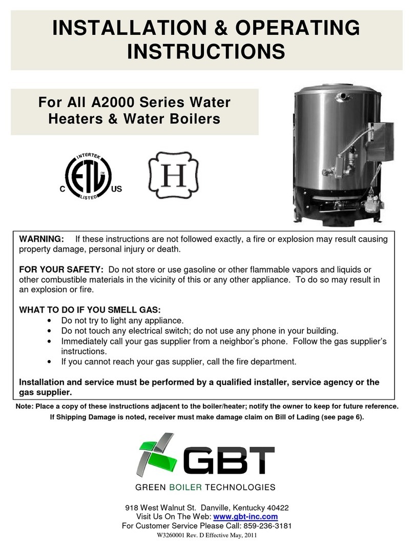 GBT A2-035 Installation & operating instructions