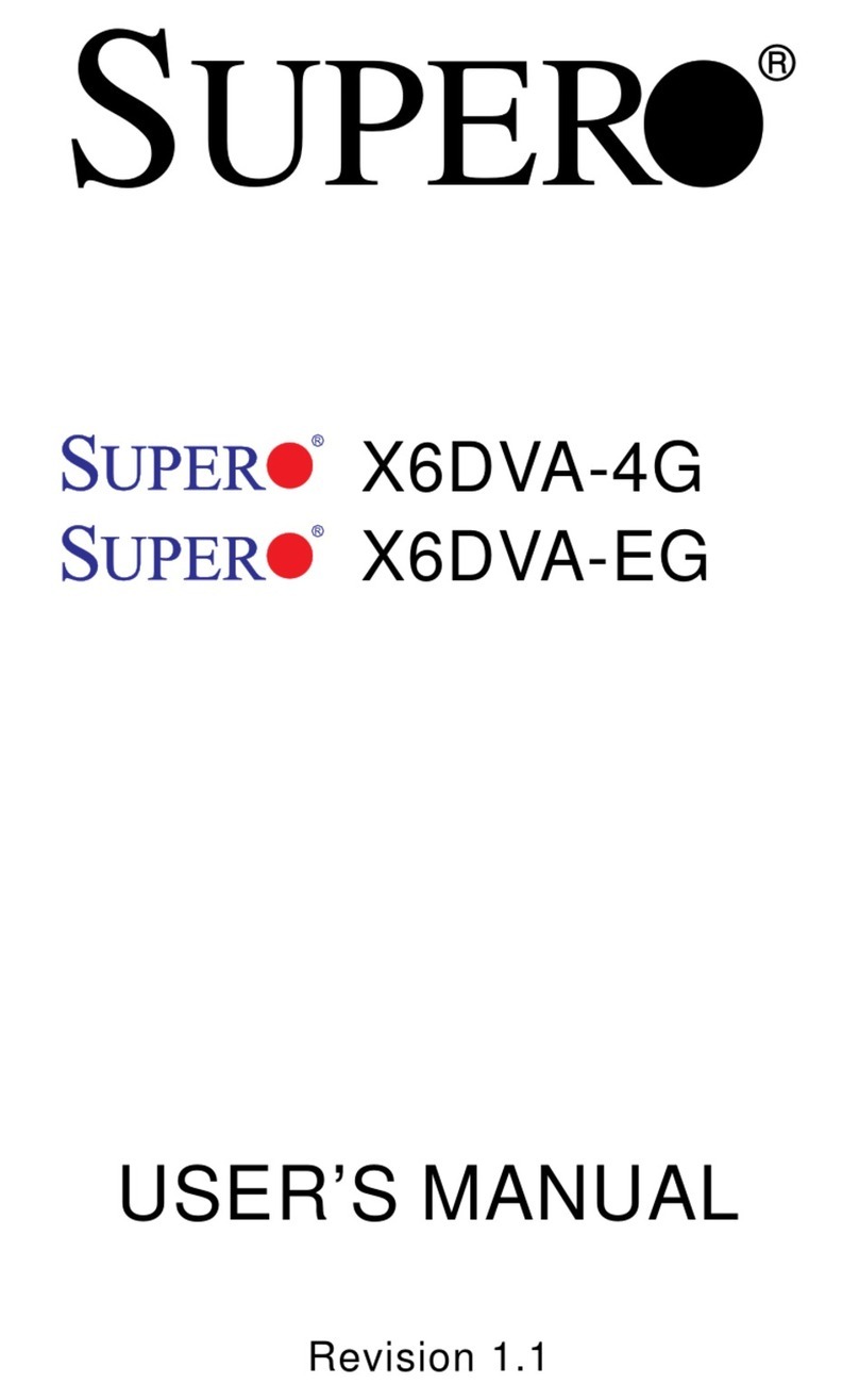 Supermicro Supero X6DVA-4G user manual