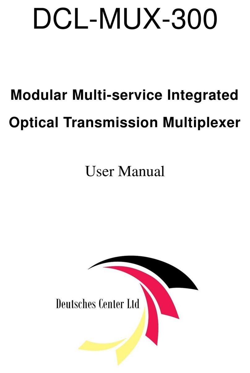 Deutsches Center DCL-MUX-300 user manual Deutsches Center DCL-MUX-300 user manual