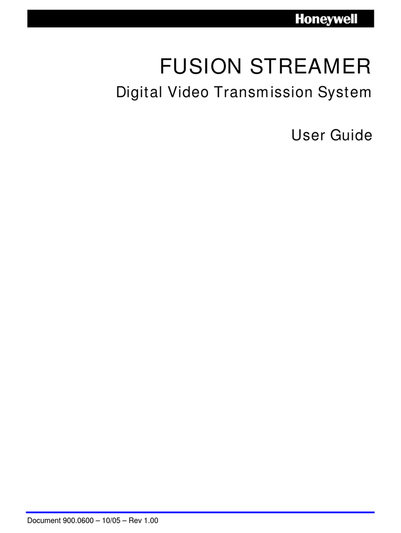 Honeywell FUSION STREAMER user guide